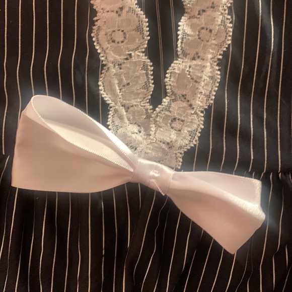 Sexy Banker girl pinstripe Chemise/ baby doll - Picture 7 of 8